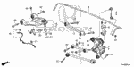 90362SJA000 - Chassis: NUT, SELF-LOCK (12MM) (NYLON) for Honda Image