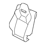 LR103668 - Body: Seat Back Pad for Land-Rover Image