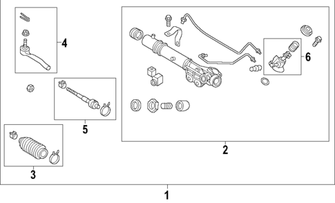 Steering Gear & Linkage for 2019 Nissan Armada #1