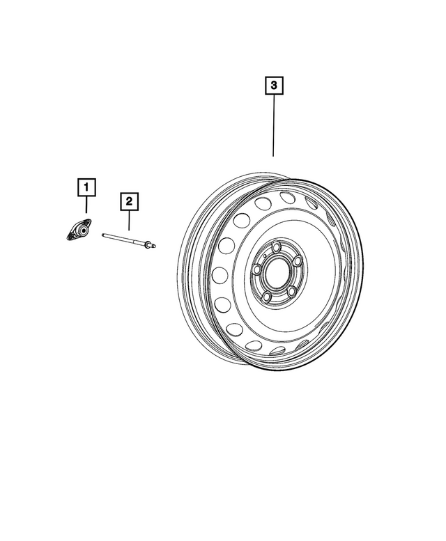 « 68550978AB –  : Aluminium Roue pour Mopar Image »