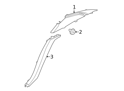 Interior Trim - Quarter Panels for 2015 Kia K900 #0