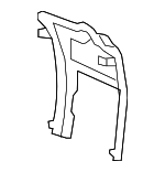 83465SZAA01 - : Rear Bracket for Honda: Pilot Image