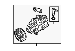 4K0816803D - HVAC: Compressor Assembly for Audi: A6 allroad, A6 Quattro, A7 Sportback Image