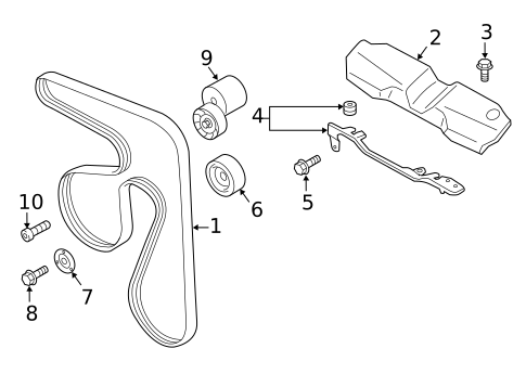 Belts & Pulleys for 2017 Subaru Outback #0