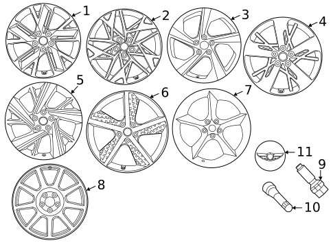 Wheels for 2023 Genesis GV70 #0