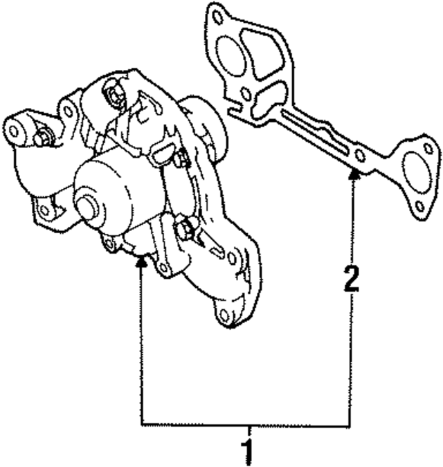 MD151426 - Cooling System: Water Pump Gasket for Mopar Image