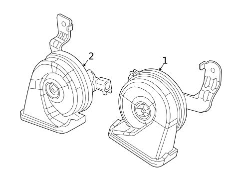 Horn for 2022 Jeep Gladiator #0