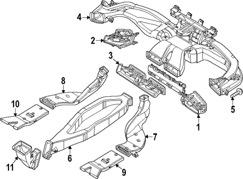 Ducts for 2023 Kia Niro #0