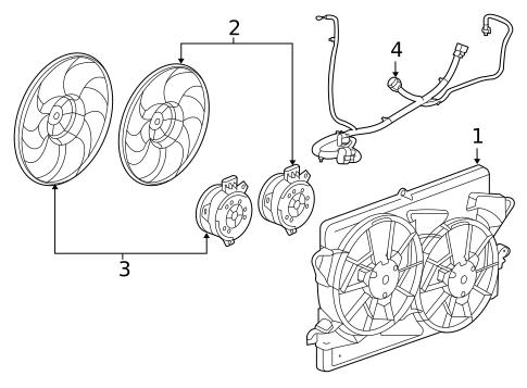 Cooling Fan for 2019 Chevrolet Impala #0