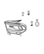 L09005SL - : Headlamp Bulb, Right for Dodge: Durango | Ram: 1500, 1500 Classic, 2500, 3500 Image