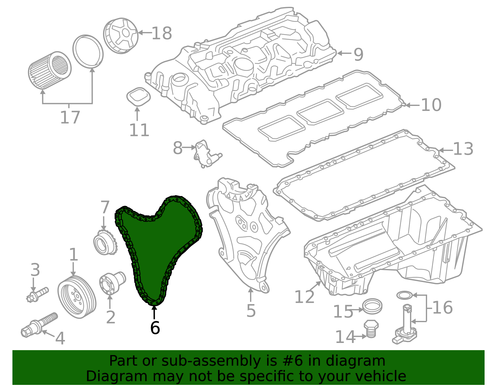 2006-2021 BMW Timing Chain 11318648732 | OEM Parts Online