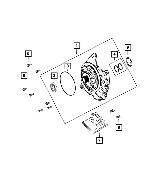 68158762AA - AS60T; 6 Speed; Automatic Transaxle: Transmission Oil Pump for Mopar Image