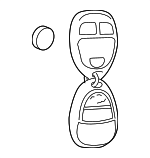 22855587 - Electrical: Keyless Entry Transmitter for Buick: Enclave | Chevrolet: Traverse | GMC: Acadia Image