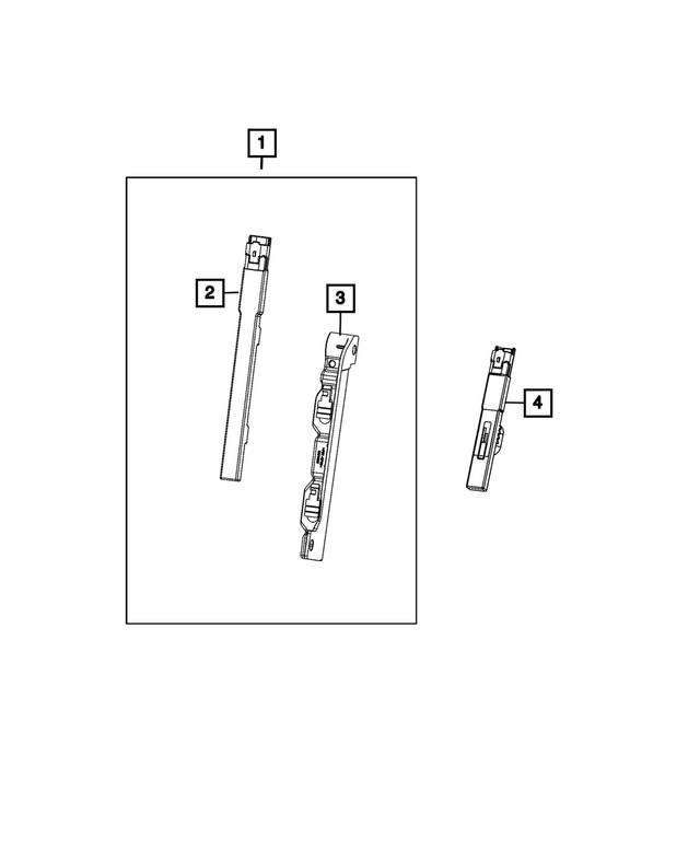 68577145AA - Electrical: Passive Entry Antenna, Rear, Left Door for Mopar Image image
