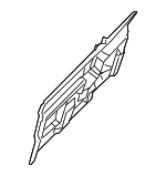 7GA52RN8AA - Body: Rear Trim Panel for Ram: 2500, 3500 Image