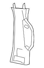 6NH382X7AB - Body: Upper Center Pillar Trim for Ram: 2500, 3500 Image