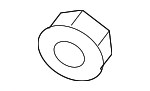 MU000763 - Suspension: Suspension Control Arm Nut for Mitsubishi Image