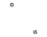 MU000763 - Suspension: Suspension Control Arm Nut for Mitsubishi Image