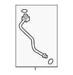 4M0816725D - HVAC: Suction Line for Audi Image