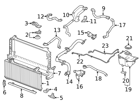 Radiators, Coolers & Related Components for 2017 Jaguar F-Pace #0