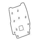 25797665 - Body: Seat Back Panel for Buick: Enclave | Chevrolet: Traverse | GMC: Acadia | Saturn: Outlook Image