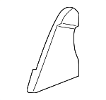 15901525 - : Medium Cashmere Rear Passenger Side Seat Recliner Inner Cover for Buick: Enclave | Saturn: Outlook Image