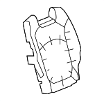 15899729 - Body: Seat Back Pad for Buick: Enclave | Chevrolet: Traverse | GMC: Acadia | Saturn: Outlook Image
