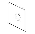 873762W000 - Body: Finish Panel Pad for Hyundai Image