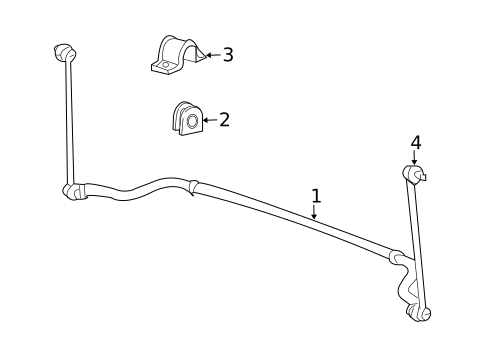 Stabilizer Bar & Components for 2008 Pontiac Grand Prix #0