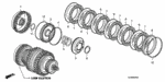 22510RPC003 - Transmission - Automatic: GUIDE, LOW CLUTCH for Honda Image
