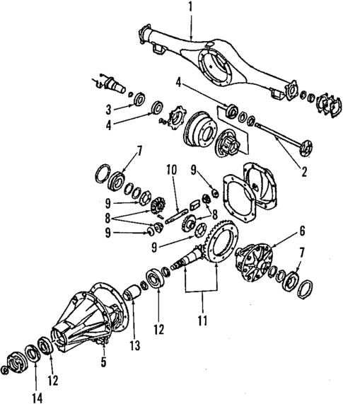 Differential for 1989 Nissan D21 #1