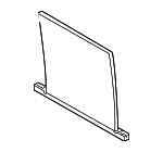 648070C010 - Body: Movable Glass for Toyota: Tundra Image