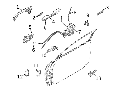 Lock & Hardware for 2007 Nissan Maxima #0