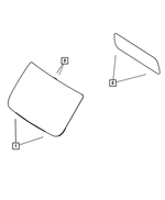 68209698AA - Glass: Shipping Assembly - 30 Lite Glass Windshield for Mopar Image