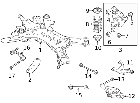 Rear Suspension for 2024 Nissan Altima #3