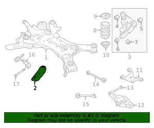 2019-2025 Nissan Altima Suspension Sub-Frame Cross-Member Brace 55451 ...