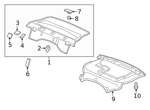 Interior Trim - Rear Body for 2019 Acura TLX #1