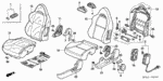 4810SB3000 - Interior/Bumper: C-CLIP SET, TRIM FASTENER (30 PIECES) for Acura Image