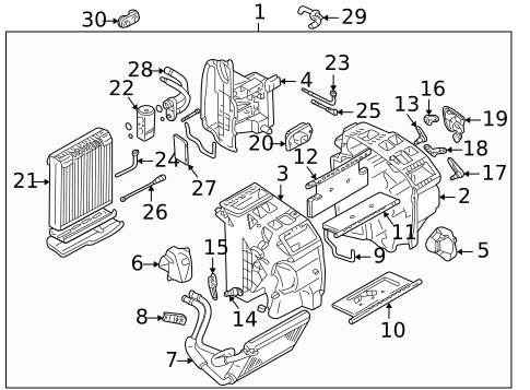 HVAC Case for 2005 Suzuki Aerio #0