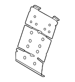 R2TZ14D696F - Body: Seat Back Heater for Ford Image