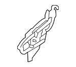 71345WB004 - Body: Hinge Support for Toyota: Yaris Image