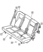 ZL731DVAA - Interior Trim: Seat Latch, Left for Mopar Image image