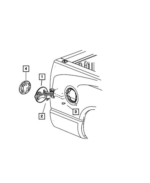 Pickup Box and Fuel Filler Door for 2024 Ram 3500 #9