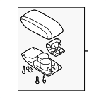 MR786020 - Body: Armrest Assembly for Mitsubishi Image