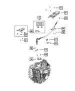 6511603AA - 948TE; 9-Speed; Automatic Transmission: Hex Head Point Cut Screw And Coned Washer for Fiat: 500X | Jeep: Renegade Image