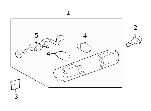 High Mounted Stop Lamp for 2009 Hummer H3T #0
