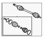 KR3Z4K139G - : Axle Assembly for Ford: Mustang Image