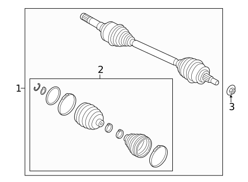 Drive Axles for 2023 Ford Mustang #0