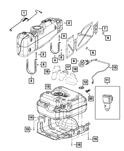 Fuel Tank for 2025 Ram 3500 #1