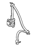 4864S0XA01ZC - : 1999-2004 Honda Odyssey - Outer Set R Center Seat Belt*YR169L* (Mild Beige) for Honda: Odyssey Image